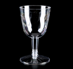 Plastic Disposable Wine Glasses Drink Ware Recycle Red Wine Water Champagne Glass Goblet Cups
