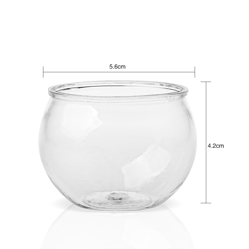 75 ml PET Mini Dessert Cups With Spoons Clear Disposable Plastic Fishbowl for Parfait Desserts, Events, and Parties