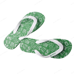 Wholesale Ladies Beach Flat Slippers Slide Outdoor Sandals Blank Sublimation Flip Flops For Women