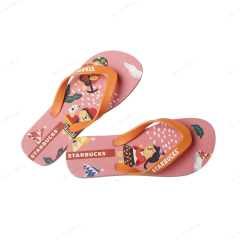 New Cute Printing Soft Rubber Bear Family Flip Flop For Girl With Fashion