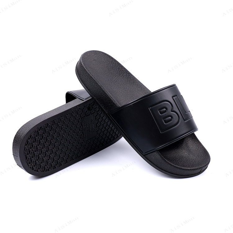 Custom Logo Adjustable Sports Slider Slipper Footwear PVC Sandals Men's Slippers