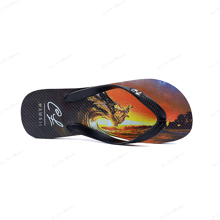 Fashion Design Summer Beach Light Weight Sandals Children Shoes Custom Printing Kids Flip Flops Manufacturers