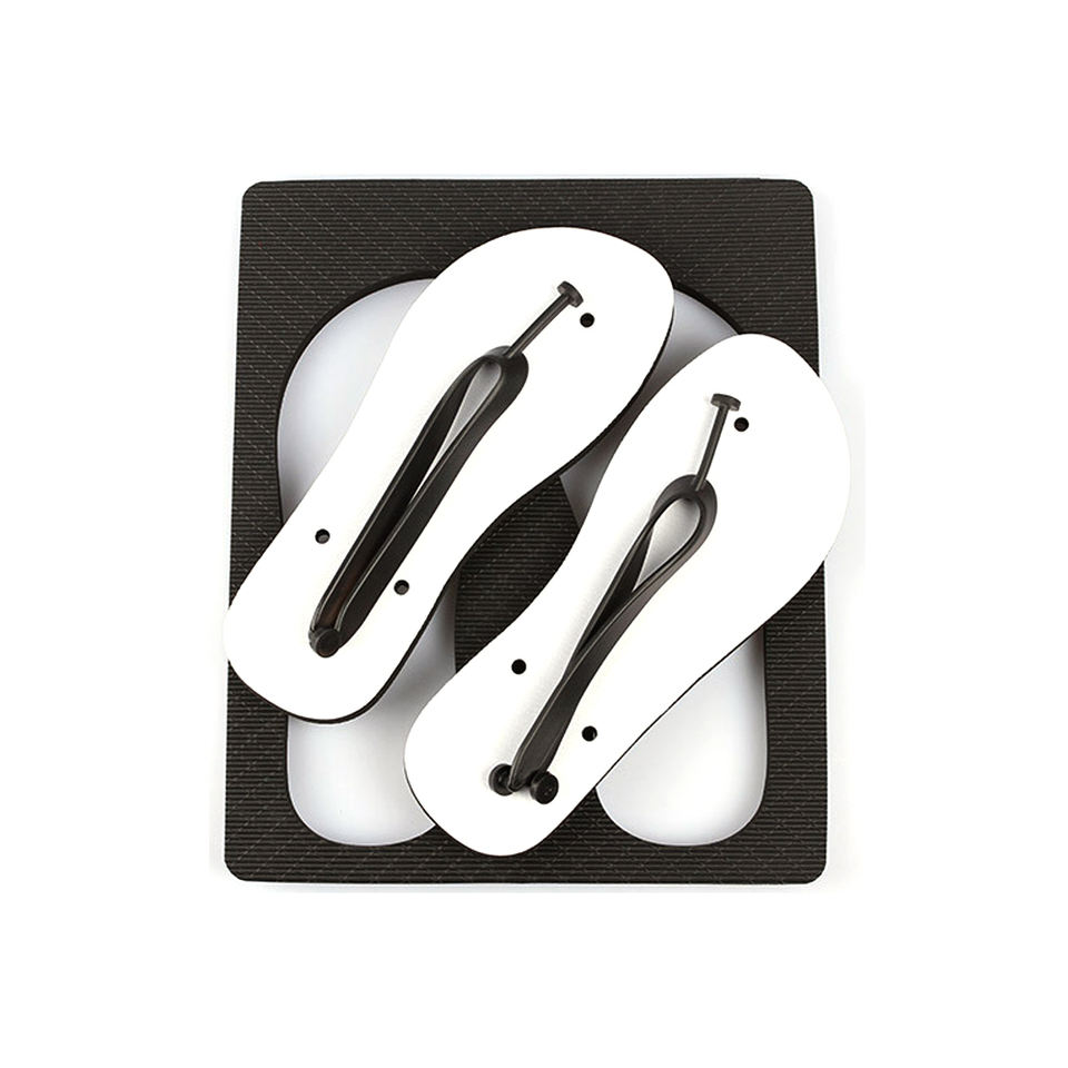 Unisex blank rubber flip flops for sublimation custom logo with frame
