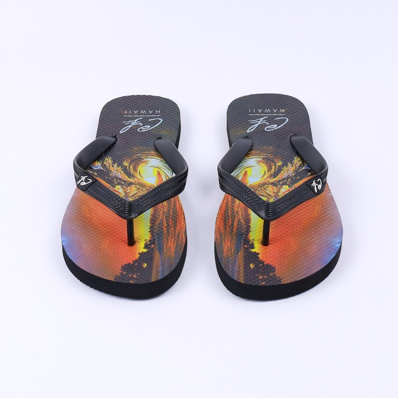 Wholesale Beach Fashion Footwear Webbing Slippers Customized Beach OEM Rubber Flip Flops For Ladies