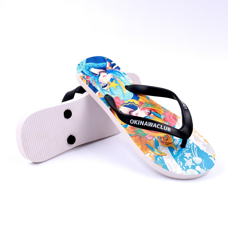 Wholesale Ladies Beach Flat Slippers Slide Outdoor Sandals Sublimation Flip Flops For Women