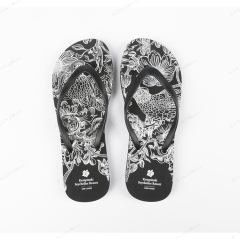 EVA flip flops, customized logo print flip flop slippers