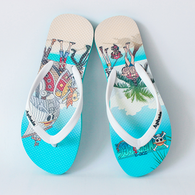 2022 Low MOQ Comfort Flip Flops With Custom full print sandal slipper Logo