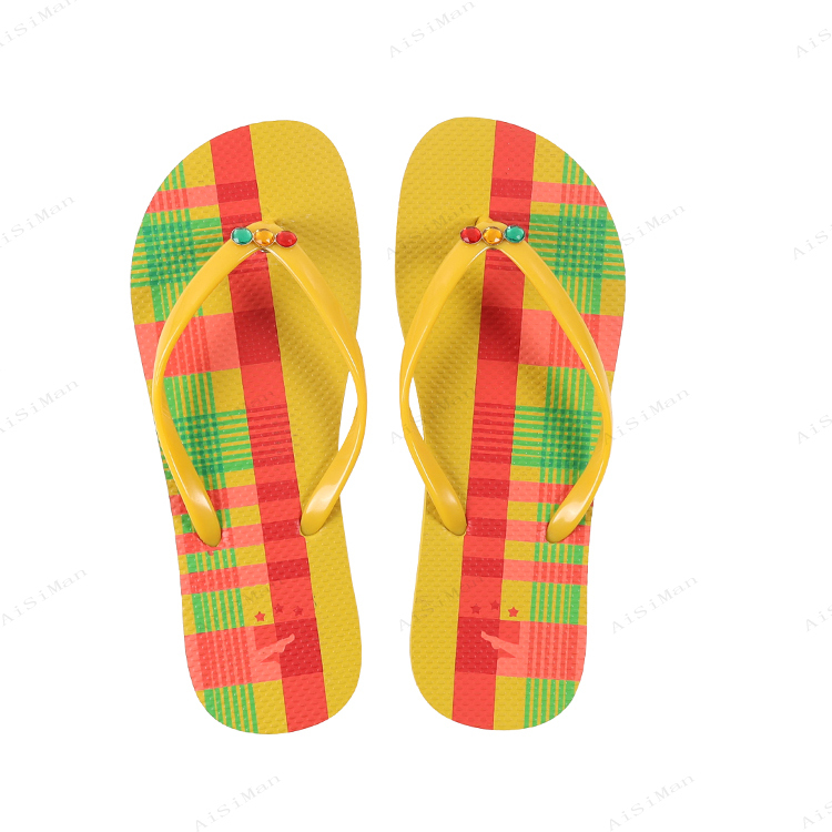 fashion slippers ladies flip flops colorfull print flip flops for women