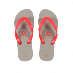 Men flip flops hotel slippers with customizd logo print