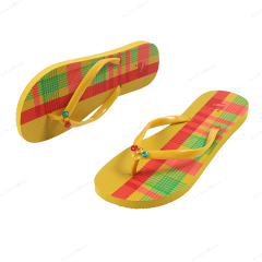 fashion slippers ladies flip flops colorfull print flip flops for women