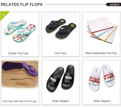 Mens slippers balck color rubber flip flops for men with customized logo