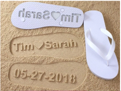 Hot selling summer sandals wholesale flip flops with die-cutting logo