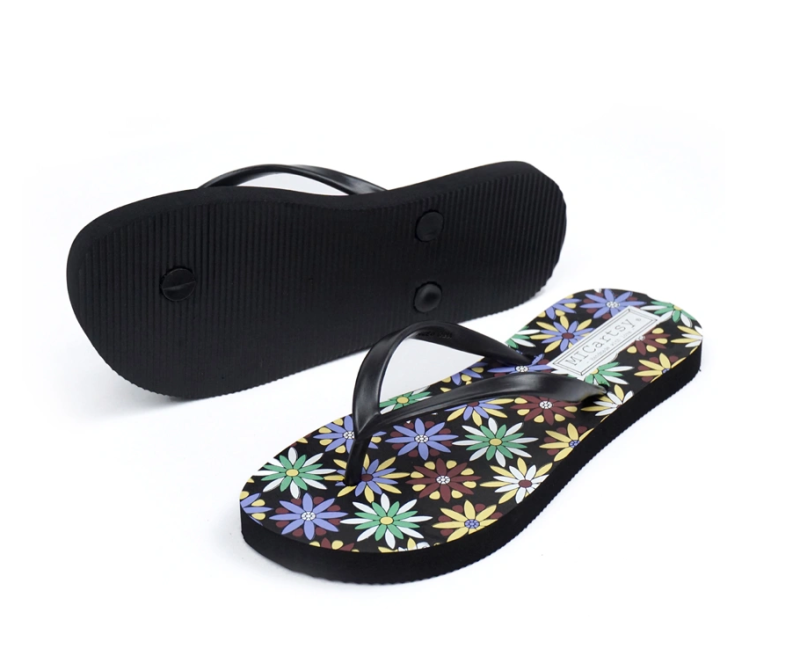 Promotional slippers with customized logo print gift flip flops