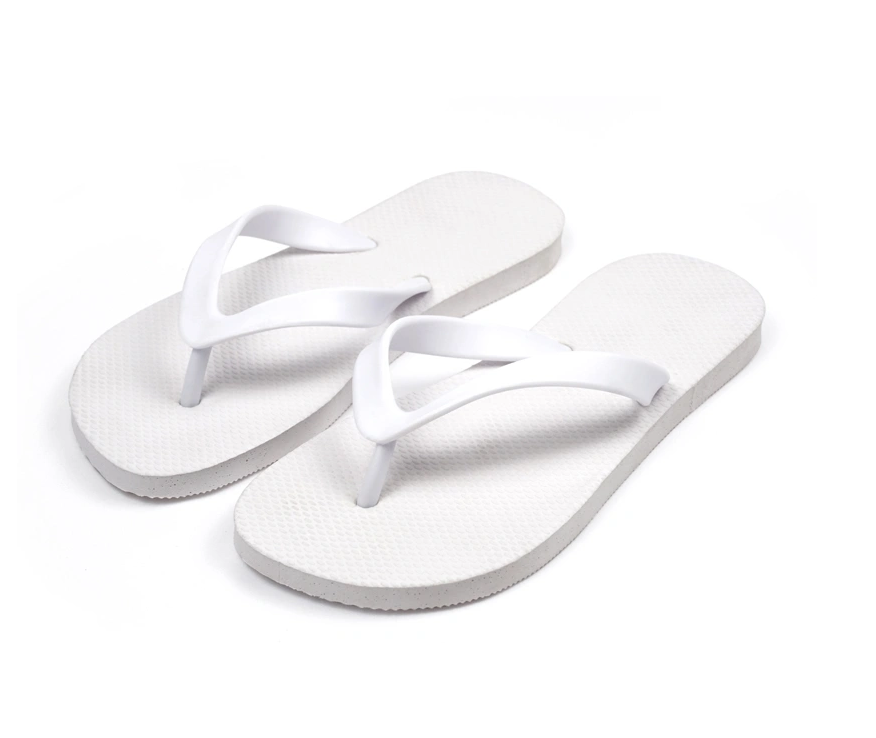 Customized Logo Beach Party Rubber Flip Flops Wedding For Guest Wedding Flip Flops white flip flops