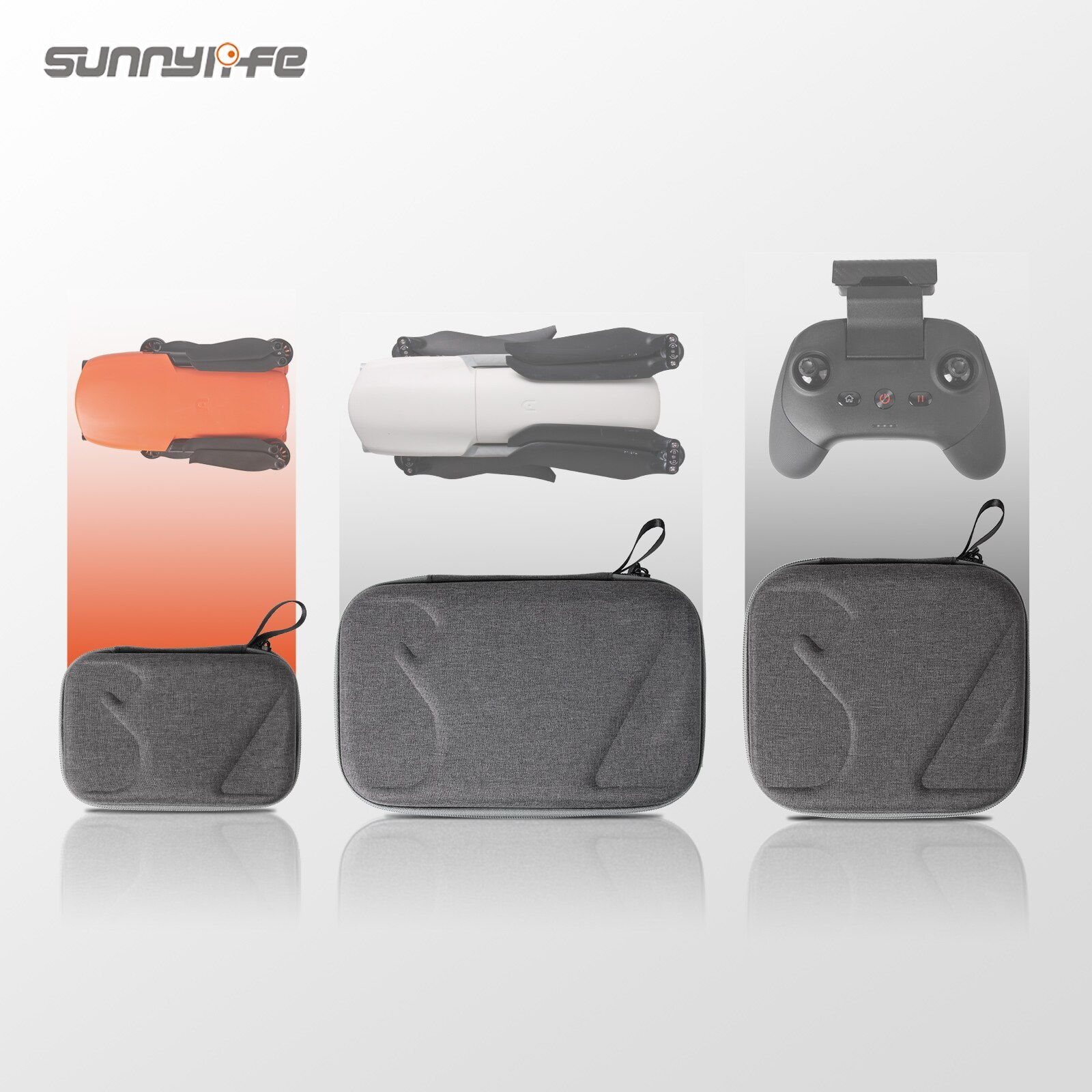 Sunnylife Portable Carrying Case Travel Drone Body Bag Remote Controller Bags Accessories for EVO Nano/Lite Series Nano+ Lite+