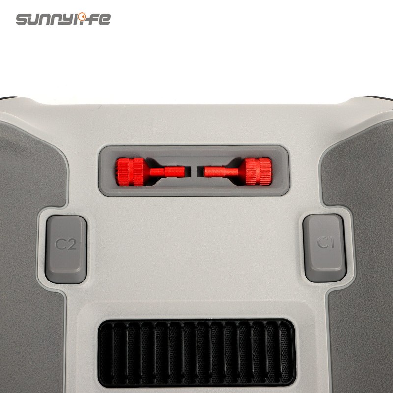 Sunnylife Aluminum Alloy Control Sticks Thumb Rocker Storable Joysticks Accessories for DJI RC Mini 3 Pro Controller
