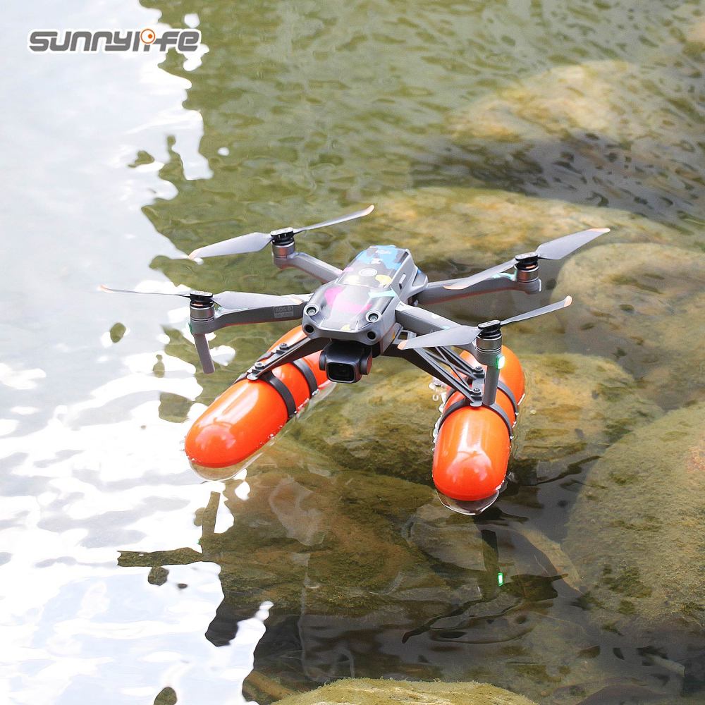 Sunnylife FT86 Float Landing Gear Water Inflatable Extender Landing Leg Heightening Kit Holder for Air 2S/ Mavic Air 2