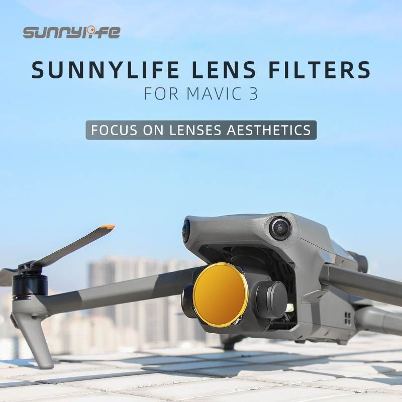 Sunnylife Lens Filter MCUV ND8 ND16 Adjustable CPL Filters ND4/PL ND32/PL Accessories for Mavic 3