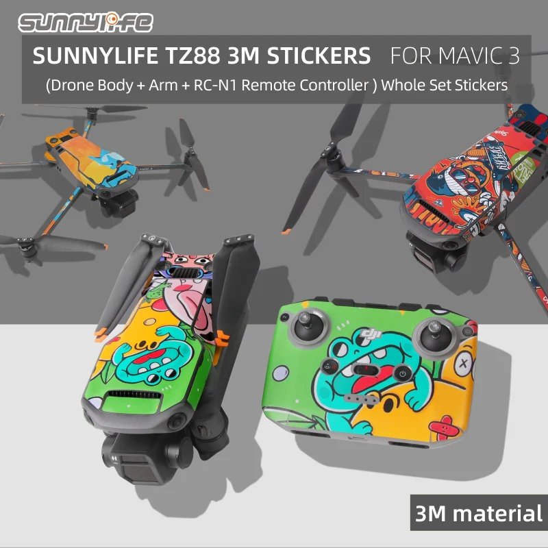 Sunnylife 3M Stickers Protective Film Decals Skin Accessories for Mavic 3