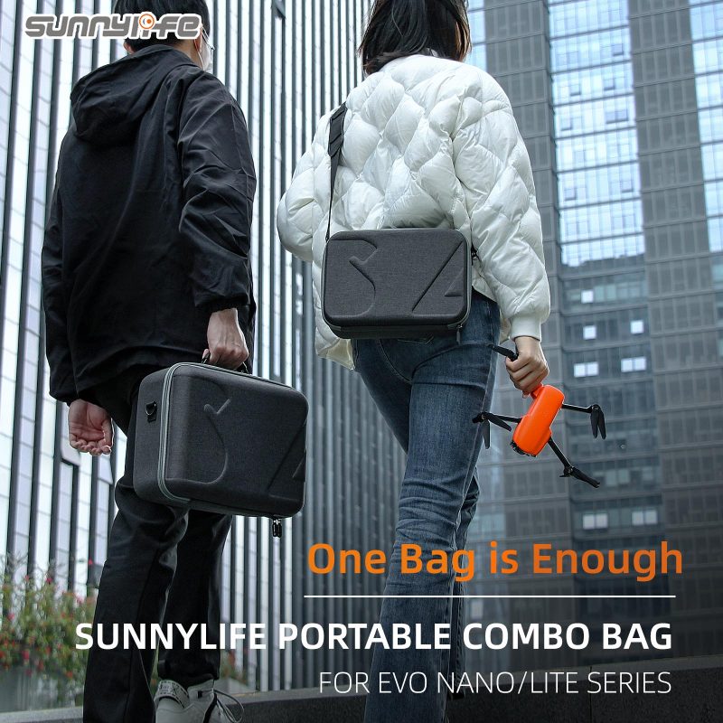 Sunnylife Portable Carrying Case Travel Large Capacity Bag Accessories for EVO Nano/Lite Series Nano+ Lite+