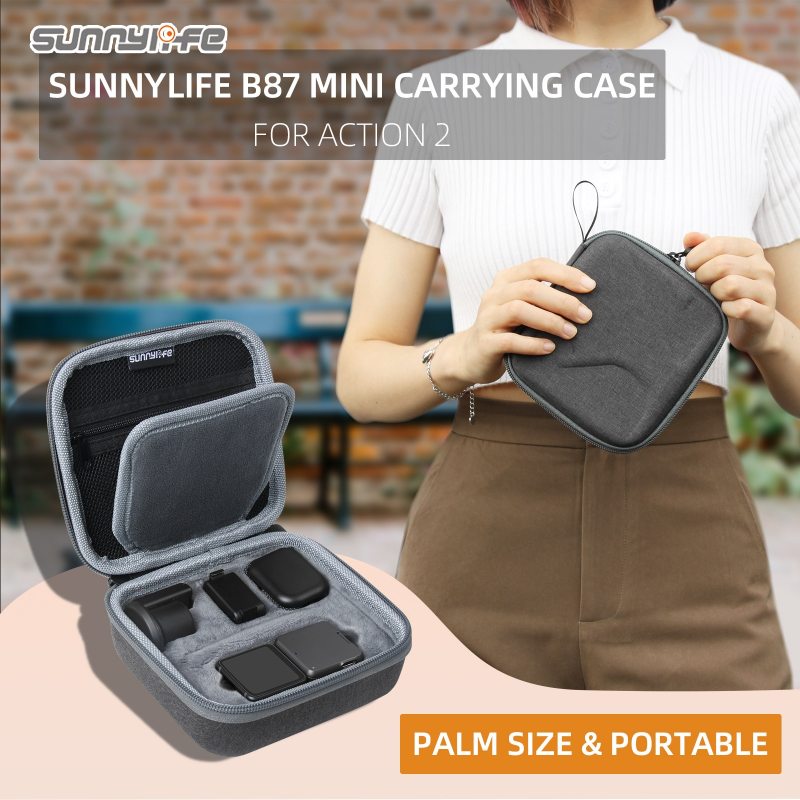 Sunnylife B87 Mini Carrying Case Portable Handbag Storage Bag Accessories for ACTION 2