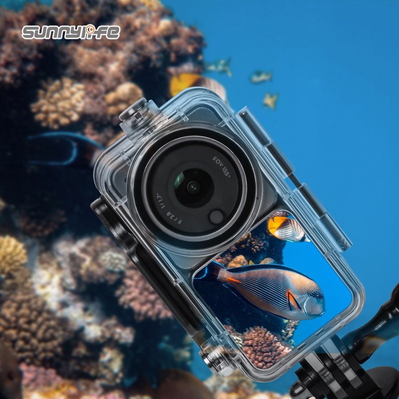 45m Waterproof Case Protective Underwater Dive Housing Shell Action Camera Accessories for ACTION 2