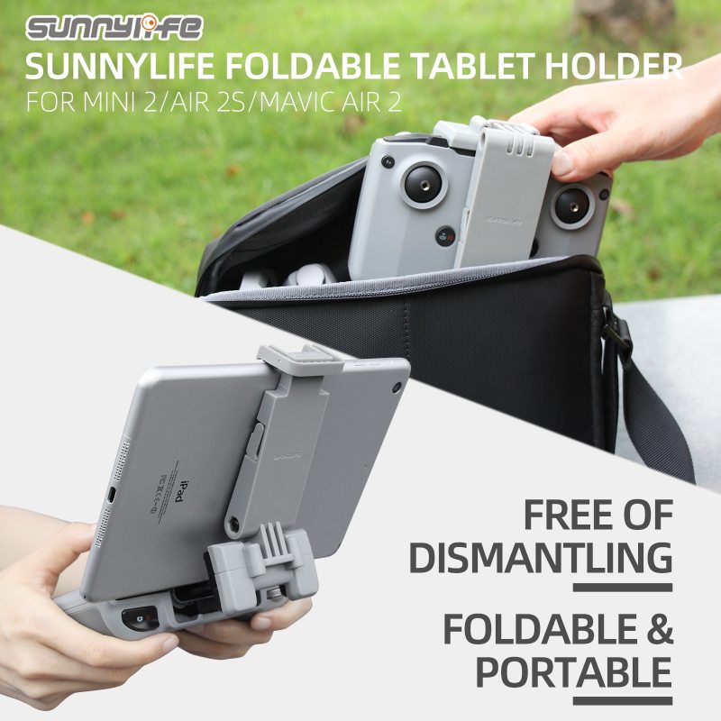 Sunnylife Tablet Holder Foldable Bracket Portable Mount Accessories for Mini 2/Air 2S/Mavic Air 2 Remote Controller