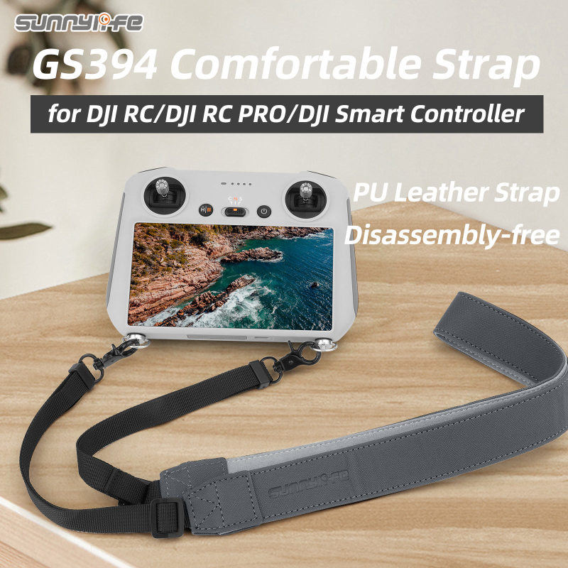 Sunnylife Controller Hanger Strap Shoulder Belt Lanyard Disassembly-free Hook for Mini 3 Pro DJI RC/ RC PRO/ Smart Controller