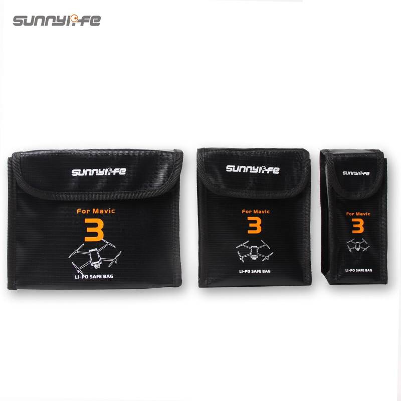 Sunnylife Li-Po Safe Bag Battery Protective Storage Bags Explosion-proof Accessories for Mavic 3