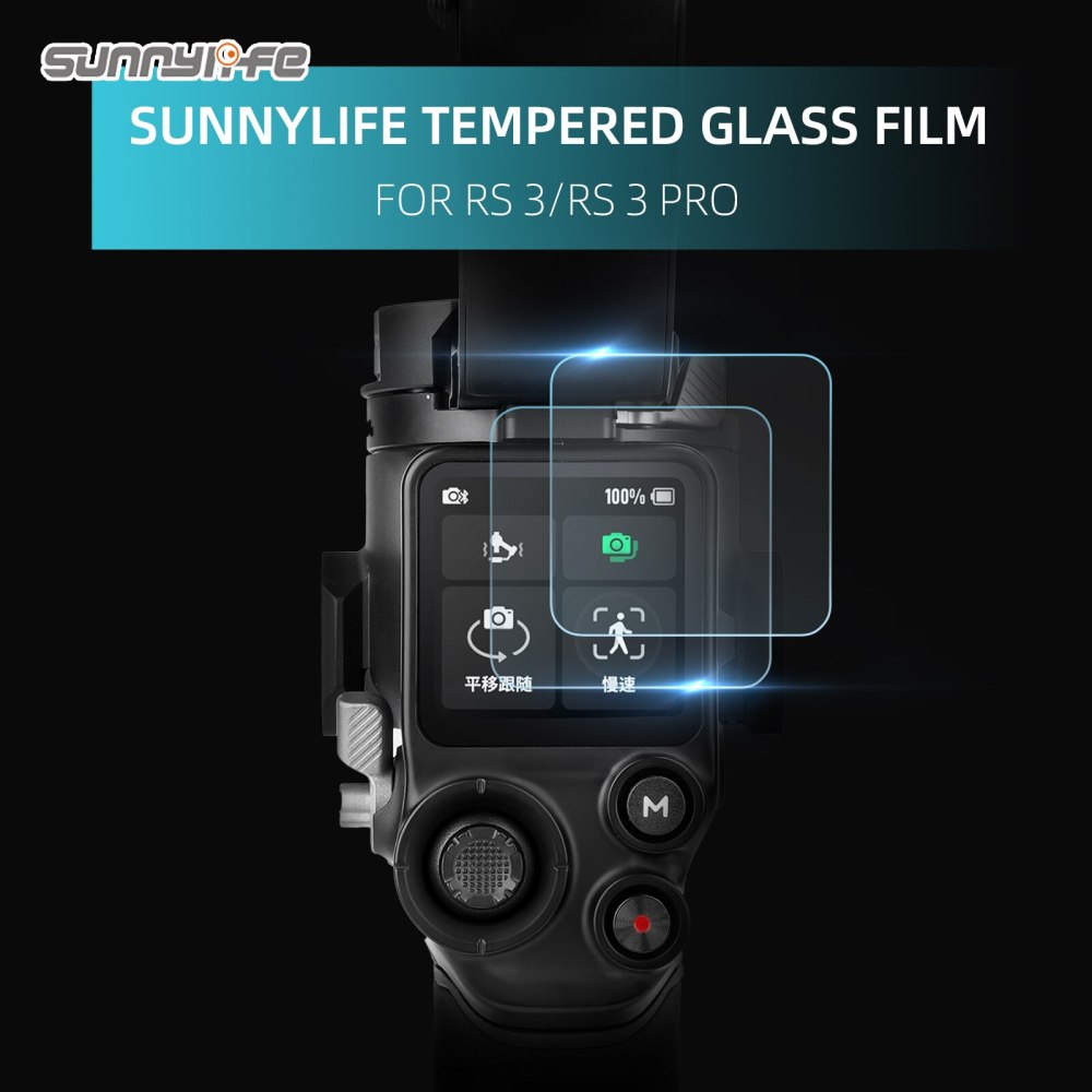 Sunnylife Screen Protective Film Tempered Glass Film Protector Accessories for RS 3/RS 3 PRO