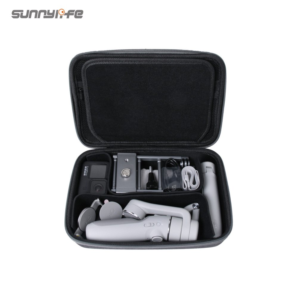 Sunnylife B77 DIY Carrying Case Portable Handbag Storage Bag for ACTION 2/OM 5/ GoPro 10/ Pocket 2/ Insta360 One X2/ FIMI PALM 2