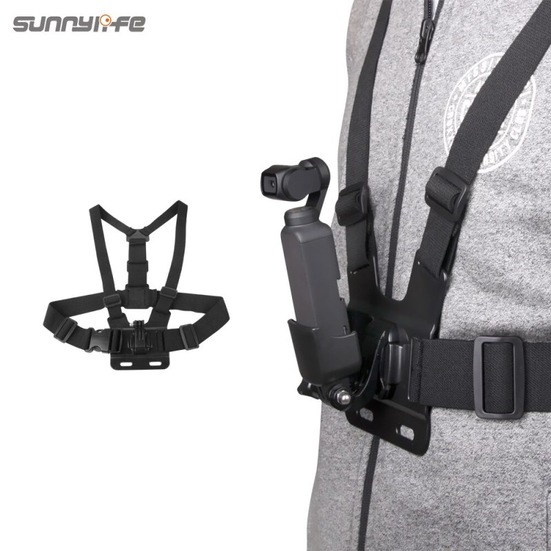 Sunnylife Gimbal Camera Chest Band Strap Belt for POCKET 2/OSMO POCKET/GOPRO