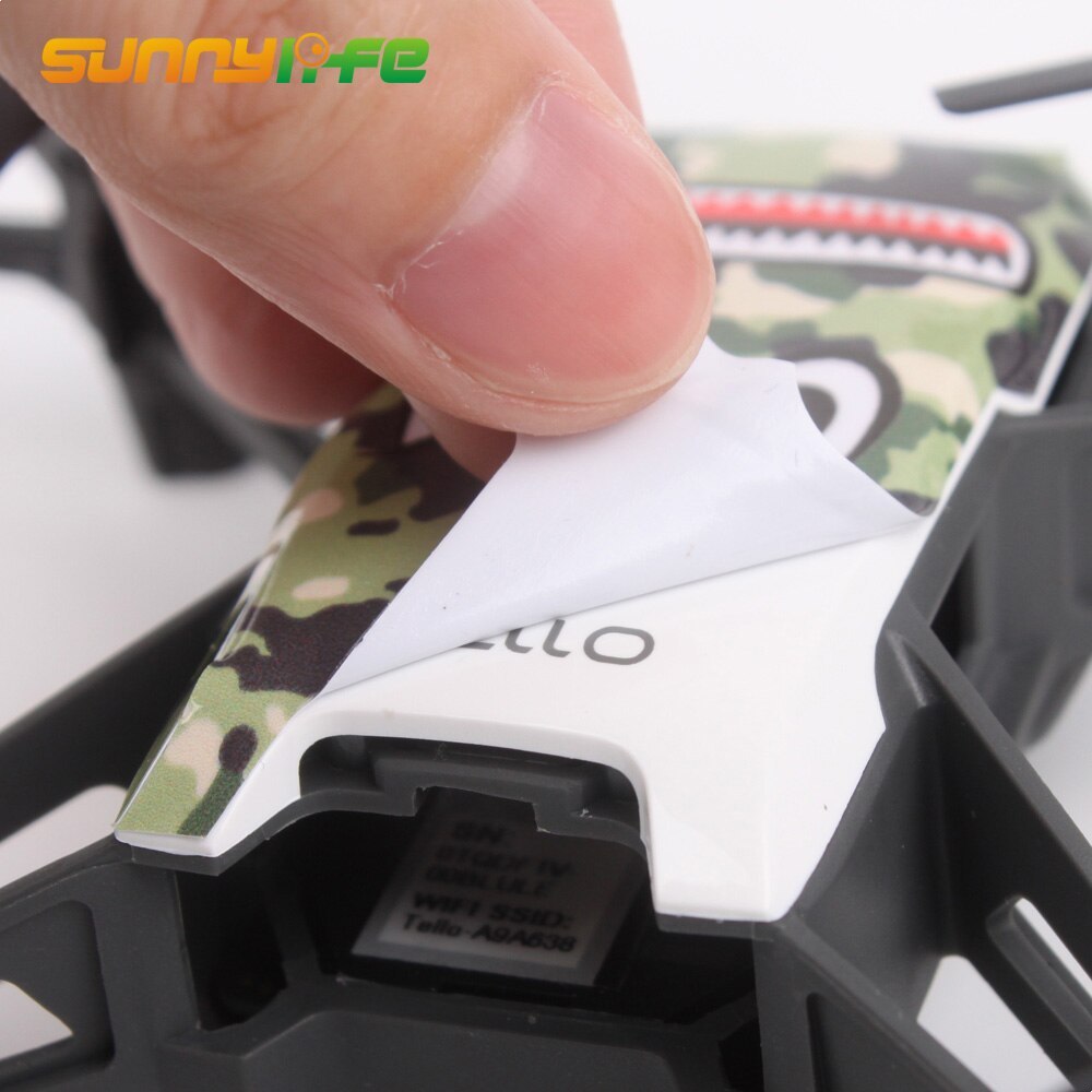 Cool Waterproof PVC Stickers Body Decals for DJI TELLO EDU Drone