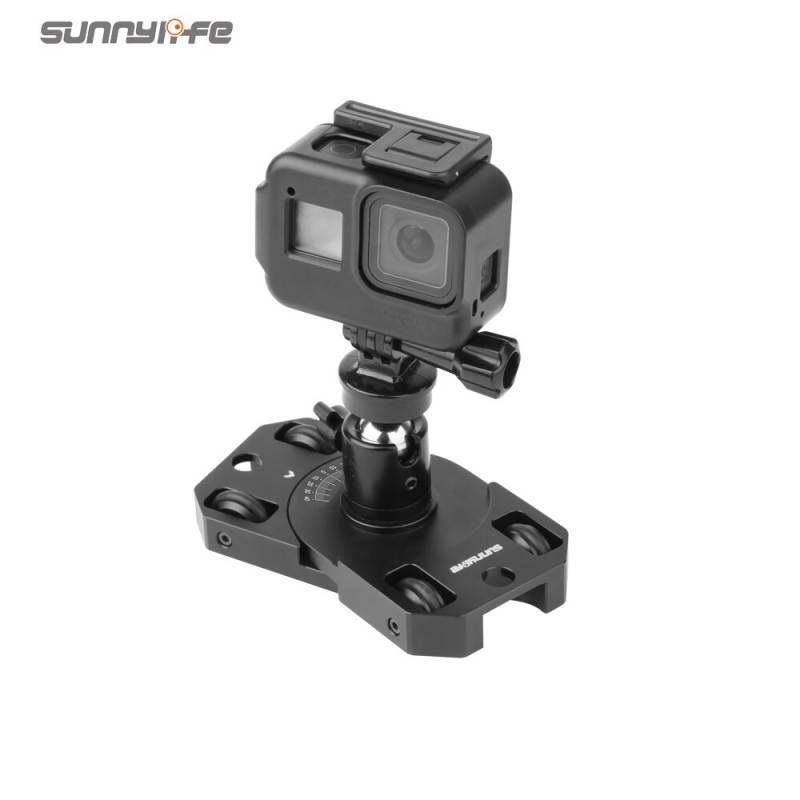 Sunnylife Stabilizer Trackless Camera Dolly Metal Bracket for ACTION 2/POCKET 2/Gopro 9/FIMI PALM 2/Insta360 ONE X2/OSMO Action