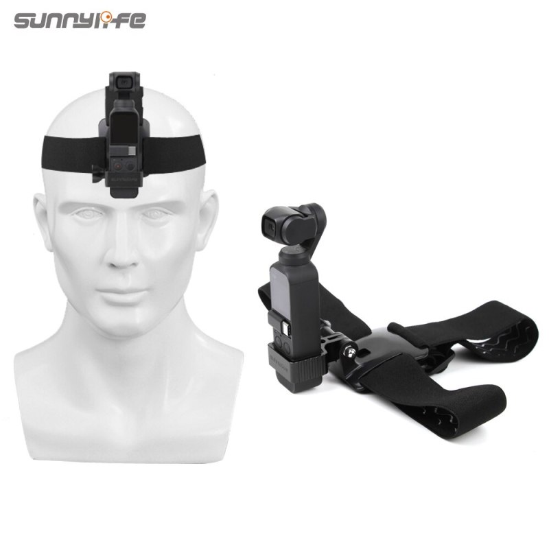 Sunnylife Gimbal Camera Head Band Wearing Belt Strap Mount for POCKET 2/OSMO POCKET/GOPRO