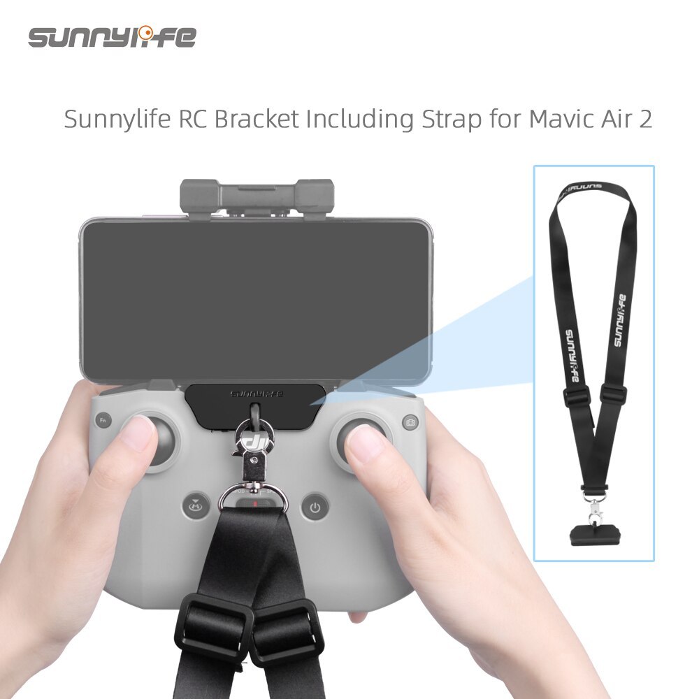 Sunnylife Remote Controller Hook Bracket with Strap Belt Accessories for Mavic Air 2