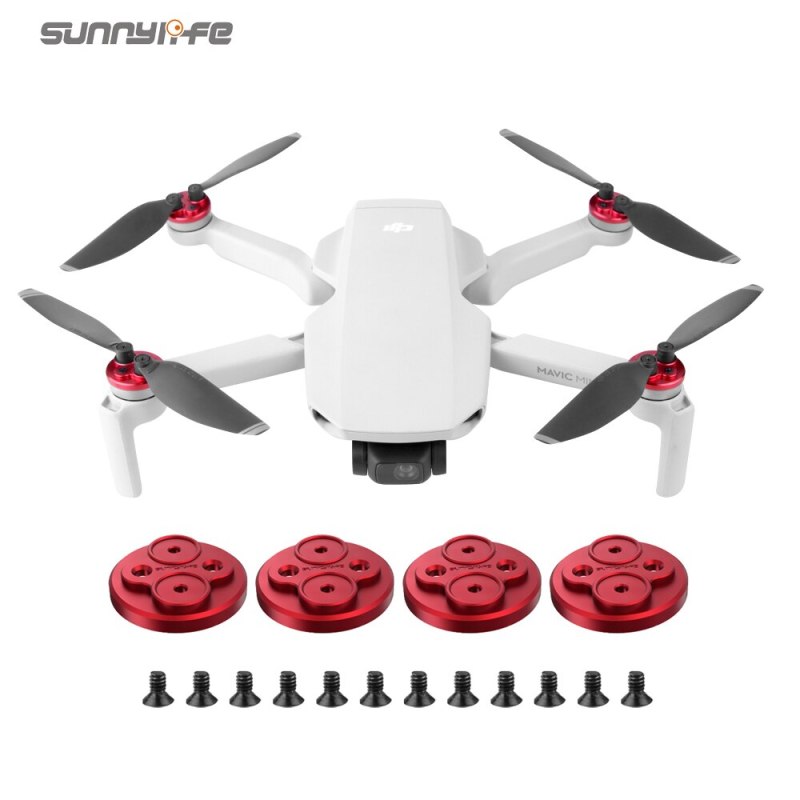 Sunnylife Upgraded Motor Covers Scratch-proof Propellers Block-up Protective Aluminum Alloy Motor Cover for Mavic Mini