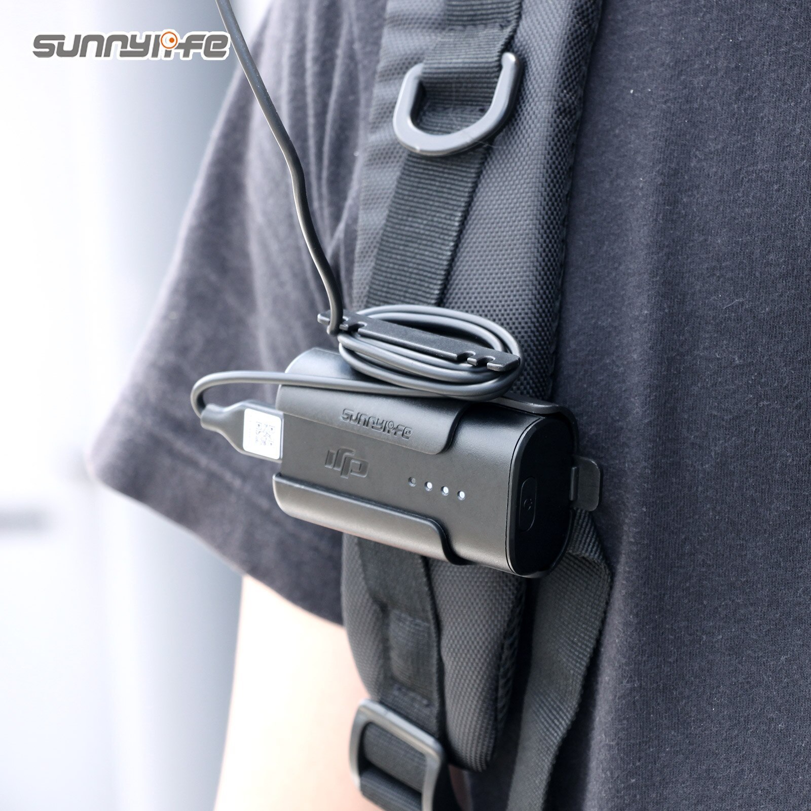 Sunnylife Battery Clip Cable Management Winder Protective Case Headband Back Holder Accessories for DJI FPV Goggles V2