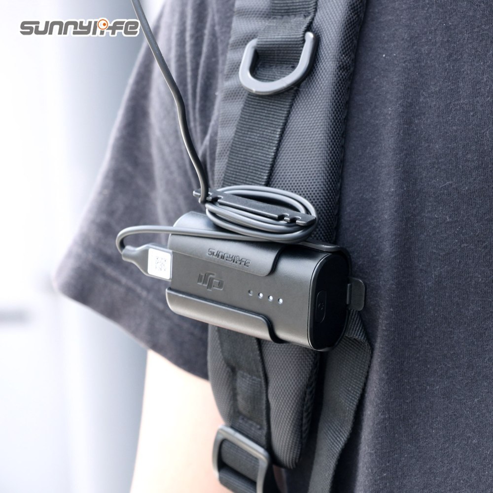Sunnylife Battery Clip Cable Management Winder Protective Case Headband Back Holder Accessories for DJI FPV Goggles V2