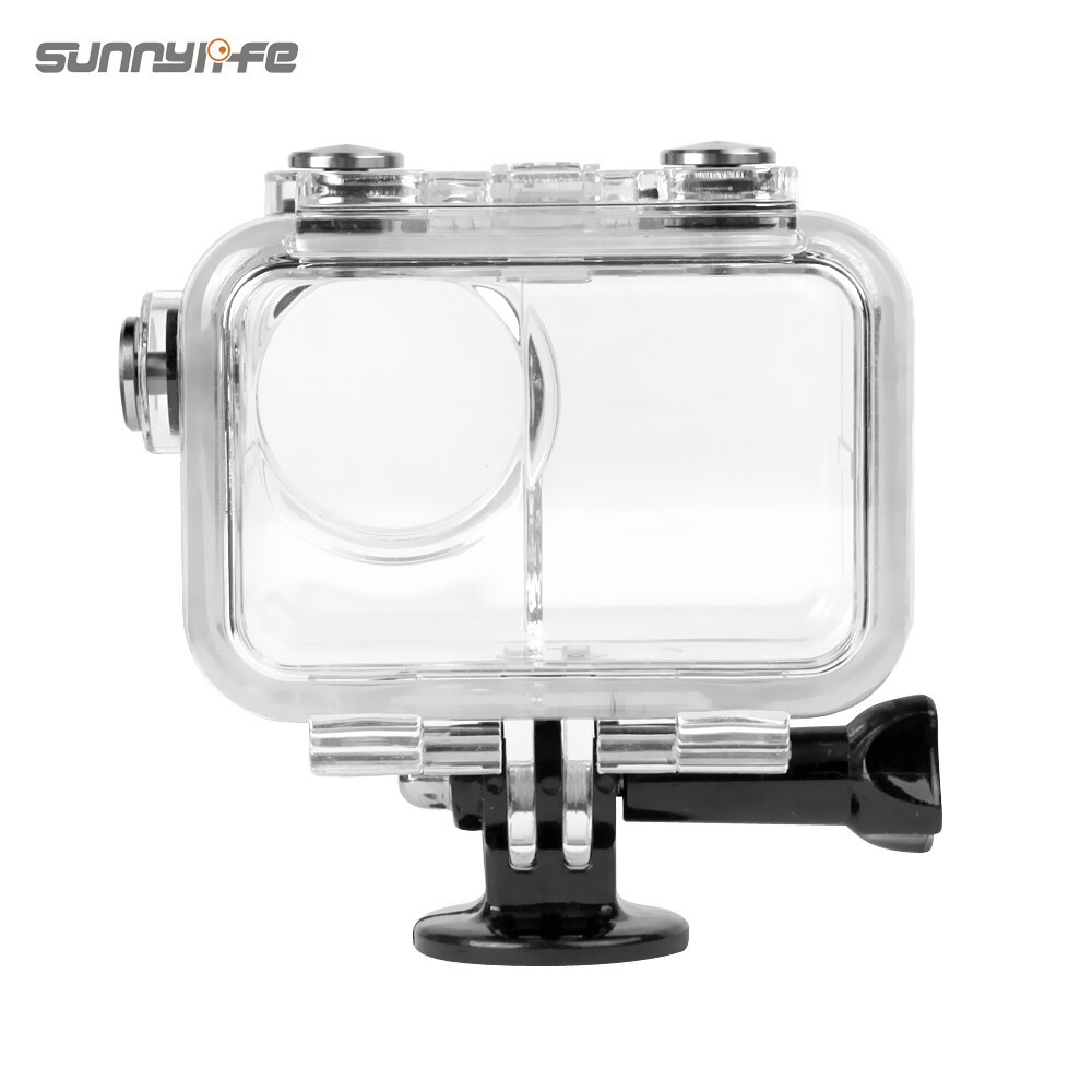 Sunnylife Sport Camera 60 Meters Waterproof Case Diving Shell Housing for OSMO ACTION Underwater Case  Protection Shell