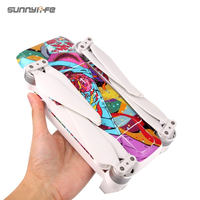 Sunnylife PVC Stickers Protective Skin For Xiaomi FIMI X8 SE 2020 Drone Decals Fimi X8 Wrap Waterproof Scratch Resistant