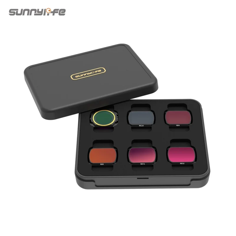 Sunnylife Lens Filter MCUV Adjustable CPL ND/PL Filters ND16 ND32 ND4-PL  ND8-PL for Mavic Air 2