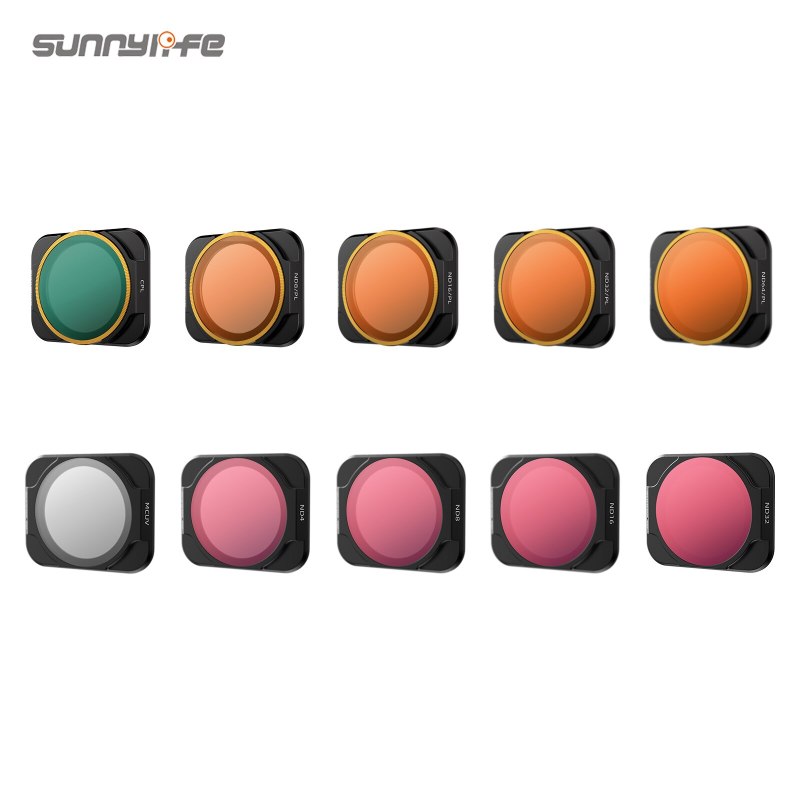 Sunnylife Lens Filter Adjustable CPL Filters ND32 ND16 ND8/PL ND64/PL MCUV Accessories for DJI AIR 2S