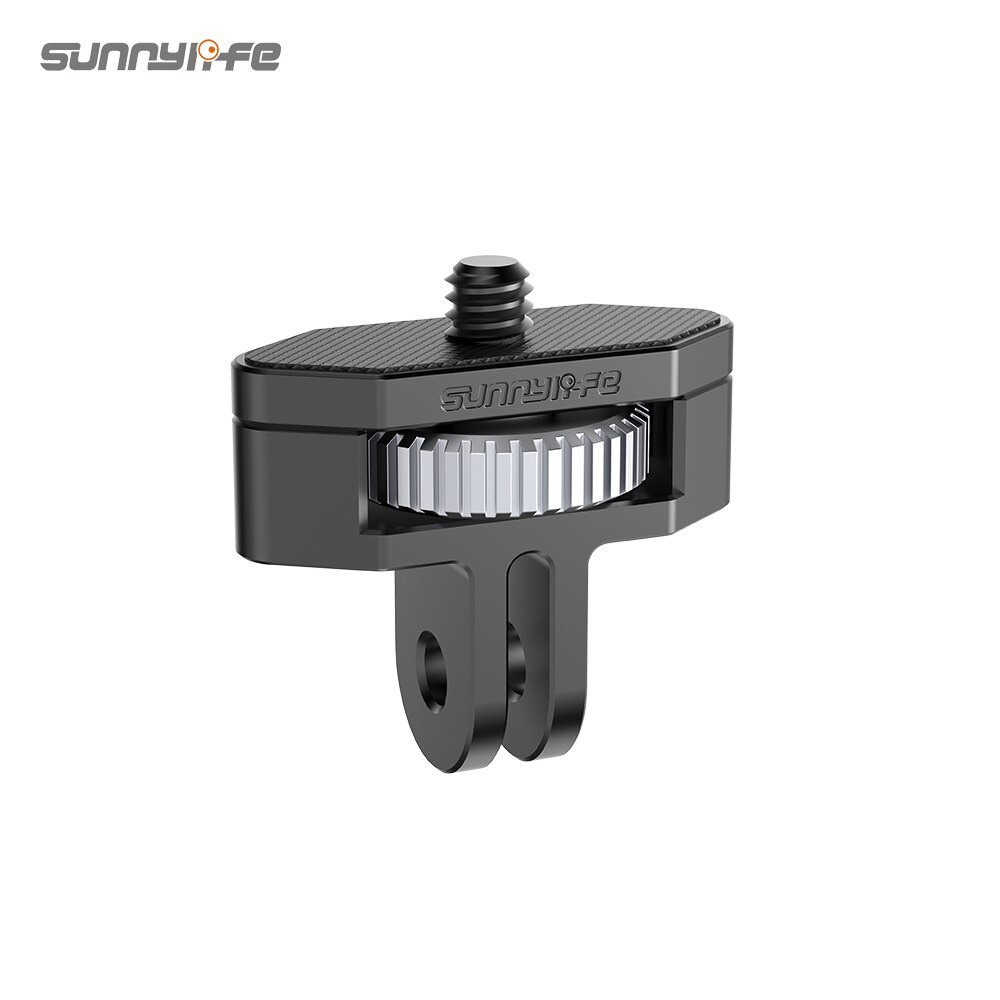 Sunnylife 1/4 GoPro Metal Adapter 360 Rotation Aluminium Alloy Adapters for Pocket 2/FIMI PALM 2/Insta360 One X2/SLR Camera