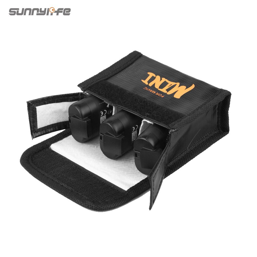 Sunnylife Battery Safe Bag Explosion-proof Battery Protective Storage Bag for Mavic Mini