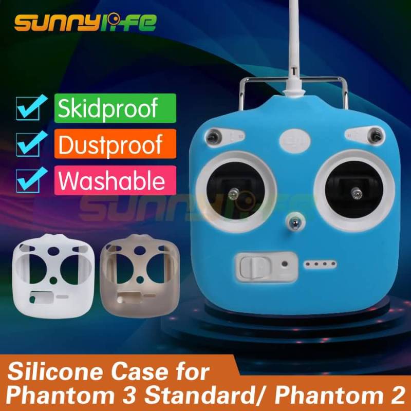 Remote Control Silicone Protective Case Silicone Sleeve Cover for DJI Phantom 3 Standard and Phantom 2/2V/2V+ Drone