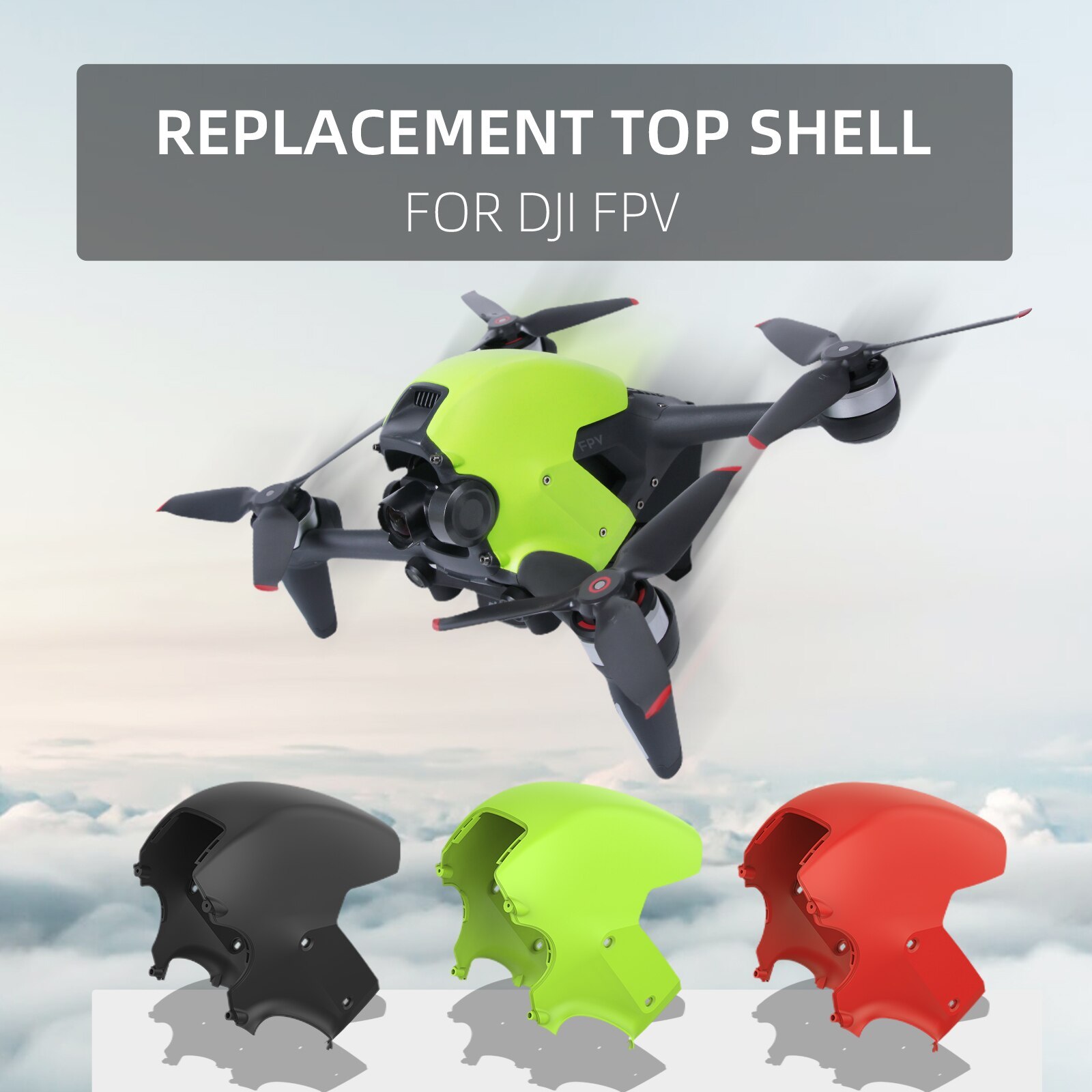 Replacement Top Shell Cover Accessories for DJI FPV Combo Drone