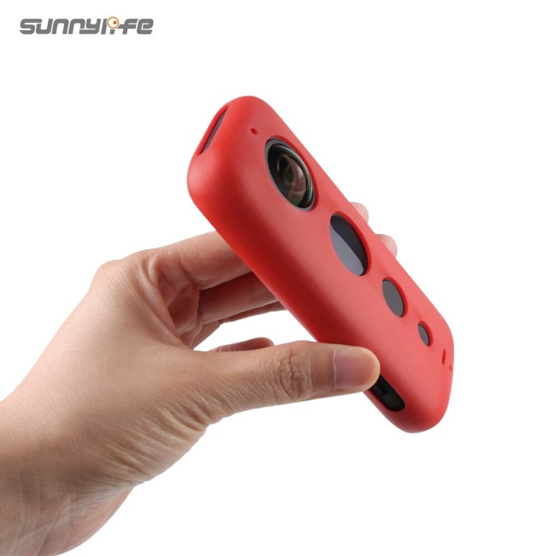 Sunnylife Silicone Protective Case Waterproof Scratchproof Selfie Shooting Accessory for Insta360 One X