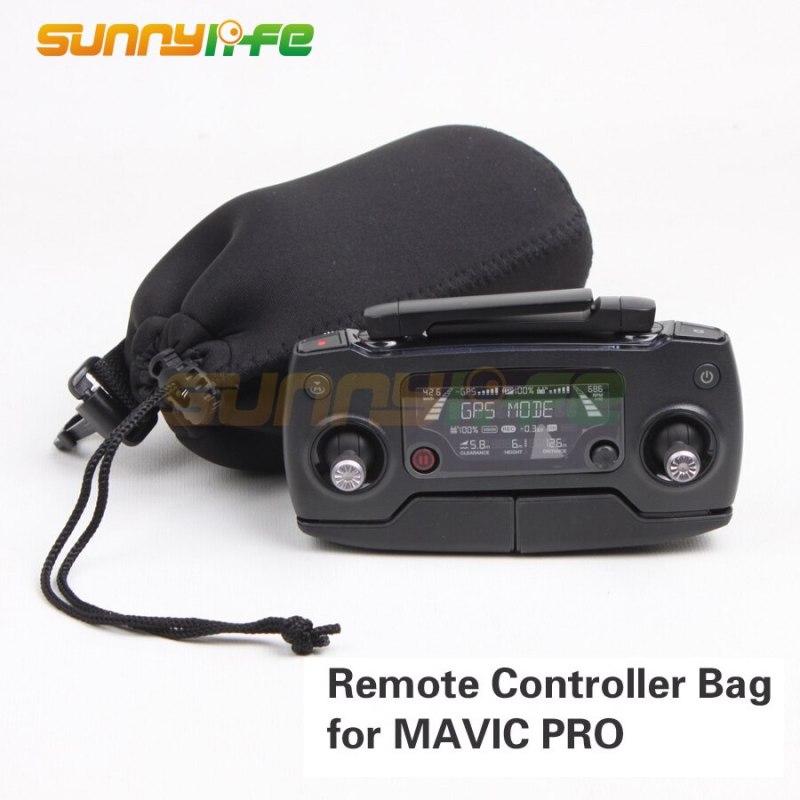 Remote Controller Protective Bag Storage Bag Portable Sack Black for DJI MAVIC PRO & MAVIC AIR