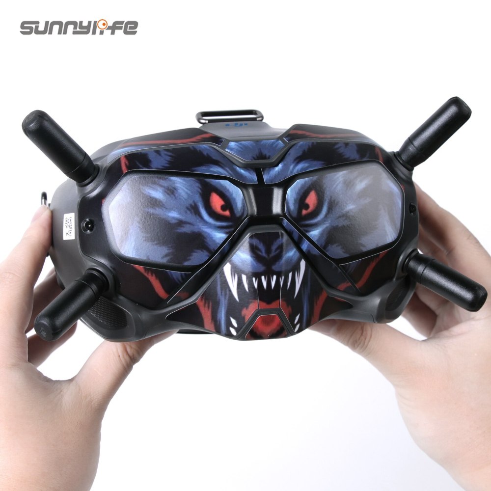 Sunnylife PVC Stickers Protective Film Scratch-proof Decals Skin Accessories for DJI FPV Goggles V2